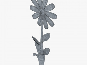cartoon flower v 3 Model 3D