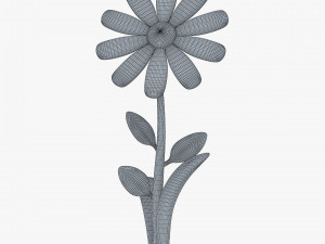 cartoon flower v 3 Model 3D