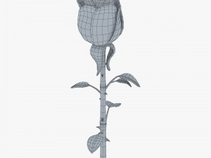 cartoon rose flower v 1 Modèle 3D