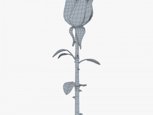 cartoon rose flower v 1 Modèle 3D