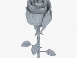 cartoon rose flower v 1 Modèle 3D