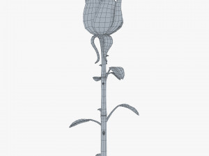 cartoon rose flower v 1 Modèle 3D