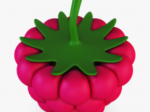 cartoon raspberry v 1 Model 3D