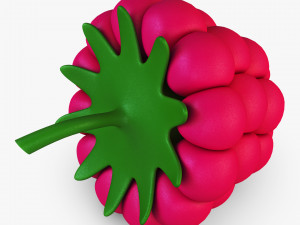 cartoon raspberry v 1 Model 3D