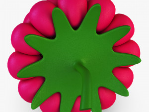 cartoon raspberry v 2 3D Model