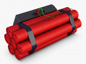 dynamite digital time bomb v 1 Modelo 3D
