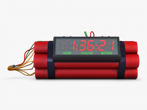 dynamite digital time bomb v 1 Modelo 3D