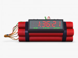 dynamite digital time bomb v 1 3D Model