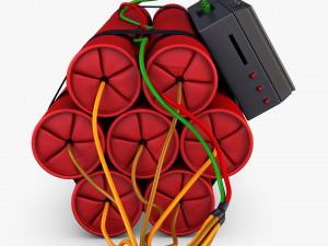 dynamite digital time bomb v 1 Modelo 3D