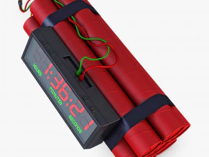 dynamite digital time bomb v 1 3D Model