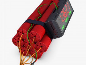 dynamite digital time bomb v 1 Modelo 3D