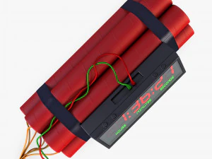 dynamite digital time bomb v 1 3D Model