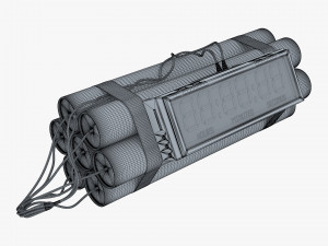 dynamite digital time bomb v 1 Modelo 3D