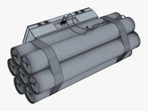 dynamite digital time bomb v 1 3D Model