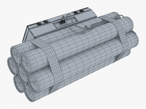dynamite digital time bomb v 1 Modelo 3D