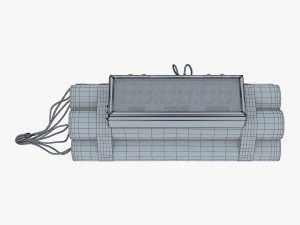 dynamite digital time bomb v 1 3D Model
