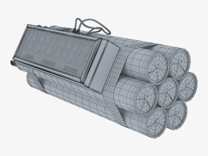 dynamite digital time bomb v 1 Modelo 3D