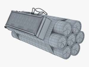 dynamite digital time bomb v 1 3D Model