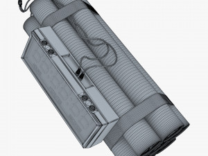 dynamite digital time bomb v 1 Modelo 3D