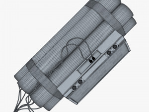 dynamite digital time bomb v 1 Modelo 3D
