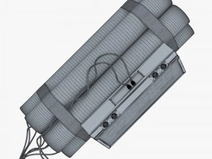 dynamite digital time bomb v 1 3D Model