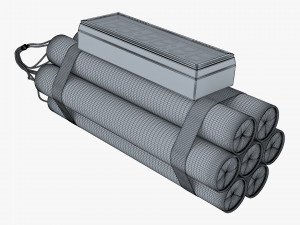 dynamite digital time bomb v 1 Modelo 3D