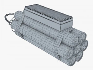 dynamite digital time bomb v 1 3D Model