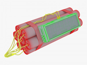 dynamite digital time bomb v 1 Modelo 3D