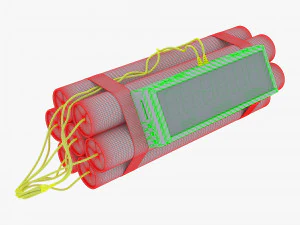 dynamite digital time bomb v 1 3D Model