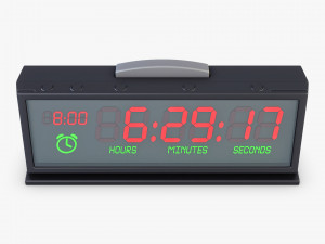 digital clock v 1 3D 模型