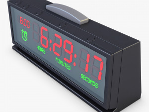 digital clock v 1 3D 模型