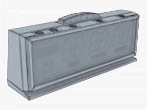 reloj digital v 1 Modelo 3D