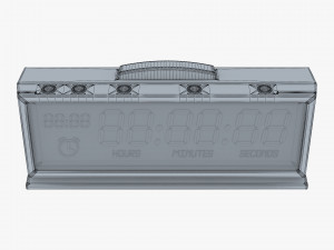digital clock v 1 3D 模型