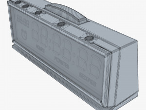 digital clock v 1 3D 模型