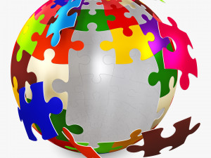 colored sphere puzzle v 1 3D मॉडल