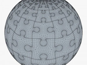 colored sphere puzzle v 1 3D Model