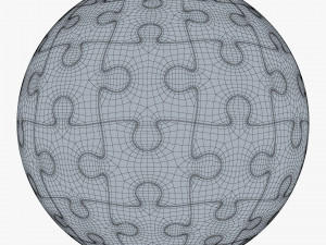 colored sphere puzzle v 1 3D मॉडल