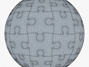 colored sphere puzzle v 1 3D Model