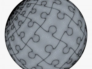 colored sphere puzzle v 1 3D Model