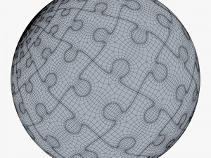 colored sphere puzzle v 1 3D मॉडल