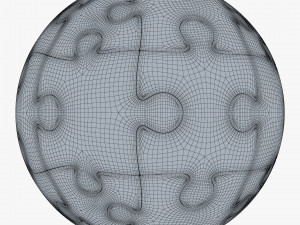 colored sphere puzzle v 2 3D मॉडल