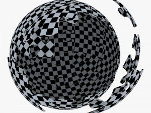colored sphere puzzle v 2 3D मॉडल