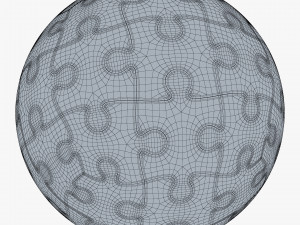 colored sphere puzzle v 3 Modèle 3D