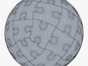 colored sphere puzzle v 3 Modèle 3D