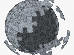colored sphere puzzle v 3 Modèle 3D