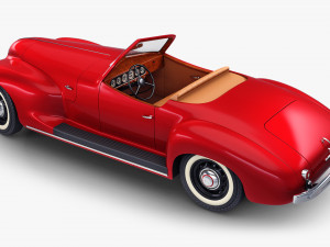 generic cabriolet retro car v 1 3D Модель
