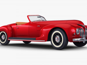 generic cabriolet retro car v 1 3D Модель