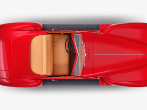 generic cabriolet retro car v 1 3D Модель