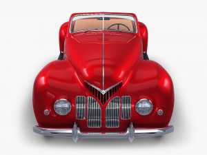generic cabriolet retro car v 1 3D Модель