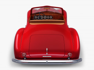generic cabriolet retro car v 1 3D Модель